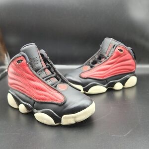 Kids Black and Red Sneakers